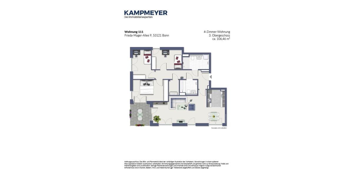 Hier ist Ihr Kleeblatt 4 zimmer