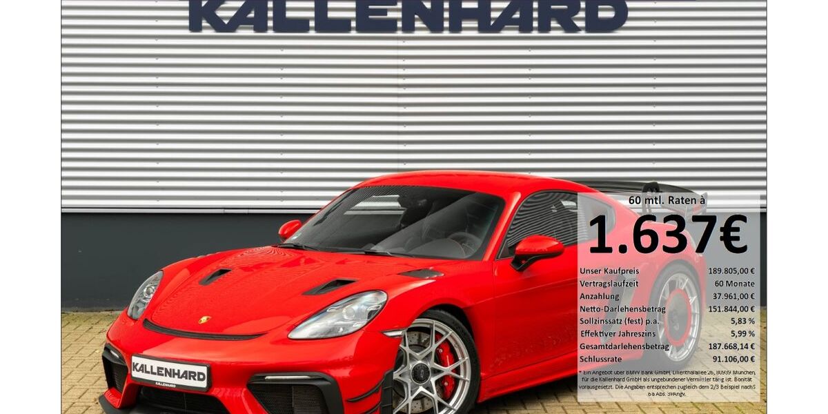 Porsche Cayman 7.848 km 189.805 € Köln 51149