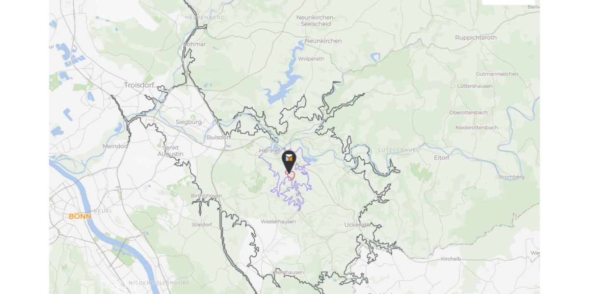 Etagenwohnung Hennef (Sieg) Hennef - 3 Zimmer, 69 m&sup2;, 269.000&euro; | Angebot:26291196