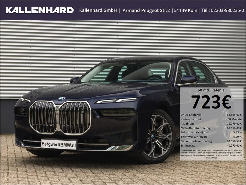 BMW i7 4.837 km 83.895 € Köln 51149