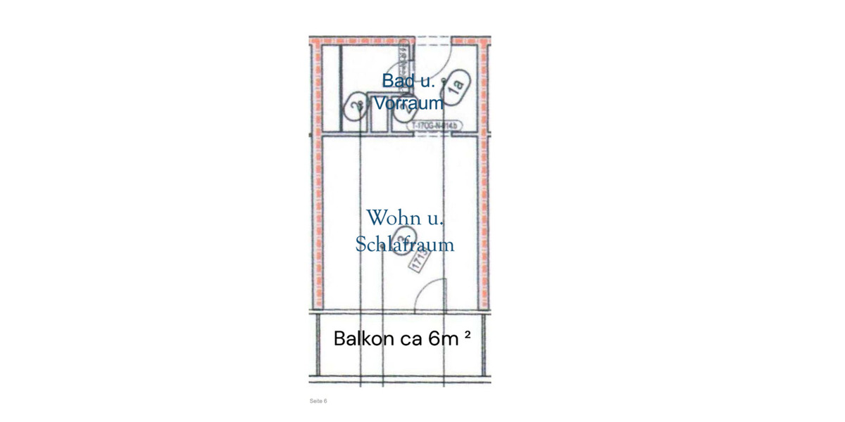 Etagenwohnung Köln Lindenthal - 1 Zimmer, 25 m&sup2;, 169.000&euro; | Angebot:25352164