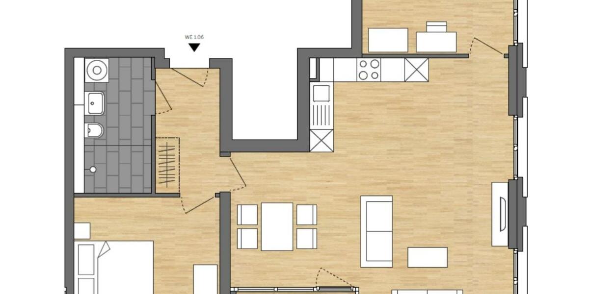 Etagenwohnung Leverkusen Opladen - 3 Zimmer, 80 m&sup2;, 1.295&euro; | Angebot:25385661