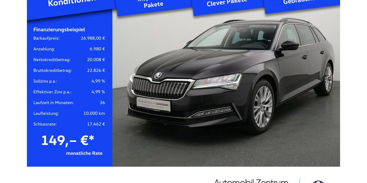 Skoda Superb 45.008 km 26.988 &euro; Leverkusen 51379