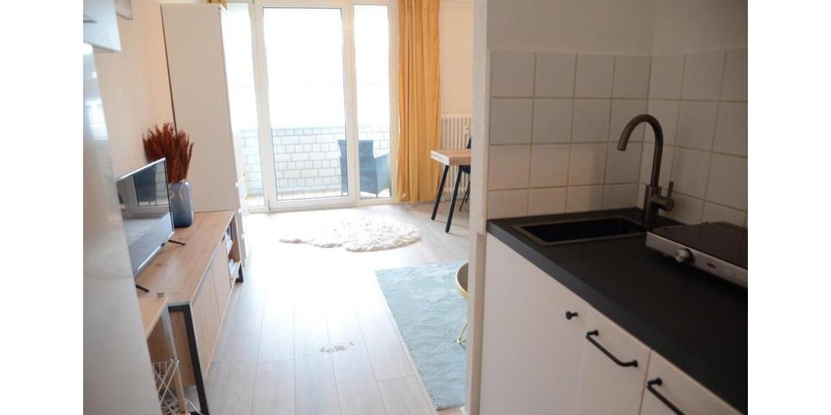 Modernes & voll möbliertes 1-Zimmer-Apartment mit Balkon in Bonn 1 zimmer