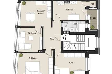 Wohnung Köln Innenstadt - 5 Zimmer, 87 m&sup2;, 579.000&euro; | Angebot:26944082