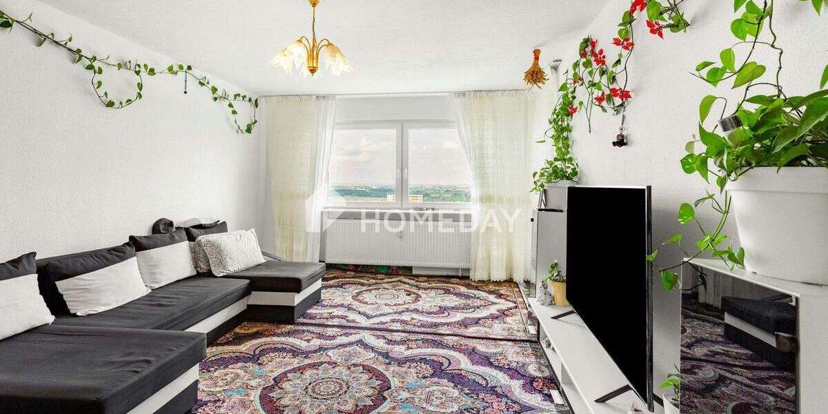 Attraktive 2-Zimmer-Wohnung mit West-Loggia in gepflegtem Hochhaus mit Weitblick 2 zimmer