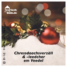 Chressdaachsverzäll & -leedcher - Kölsche Weihnacht 14.12.2025 Hotel Restaurant Höttche