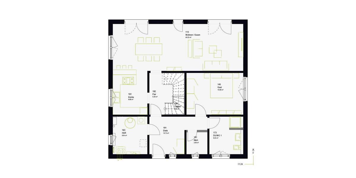 Einfamilienhaus Bergheim Zieverich - 8 Zimmer, 201 m&sup2;, 481.997&euro; | Angebot:26779053