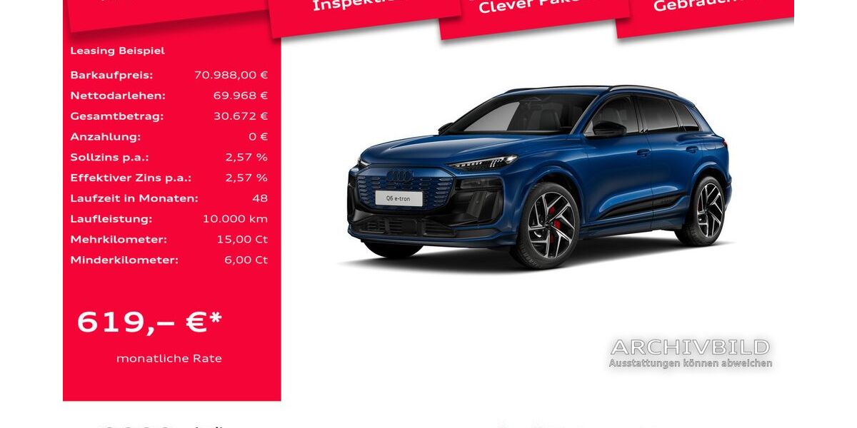 Audi Q6 e-tron 4.943 km 70.988 € Leverkusen 51373