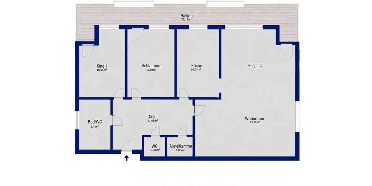 Etagenwohnung Köln Mülheim - 3 Zimmer, 91 m&sup2;, 485.000&euro; | Angebot:27096138