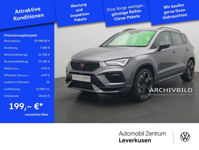 Cupra Ateca 21.201 km 29.988 € Leverkusen 51379