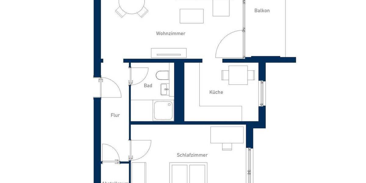 Etagenwohnung Troisdorf Friedrich-Wilhelms-Hütte - 2 Zimmer, 63 m&sup2;, 198.000&euro; | Angebot:26818093