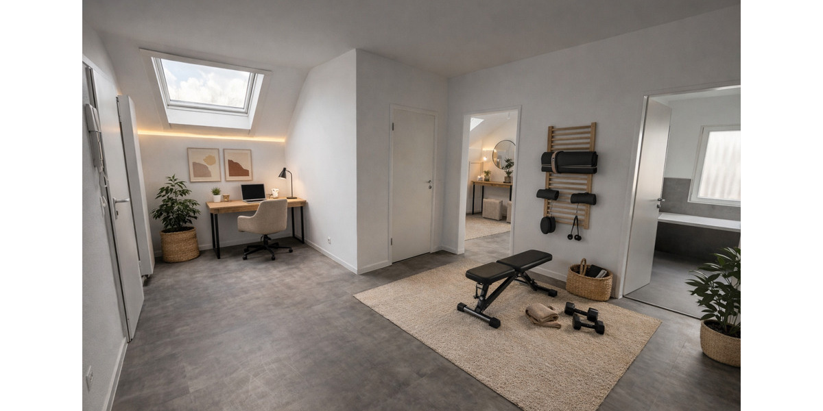 Dachgeschoßwohnung Sankt Augustin - 2 Zimmer, 102 m&sup2;, 1.300&euro; | Angebot:26072587