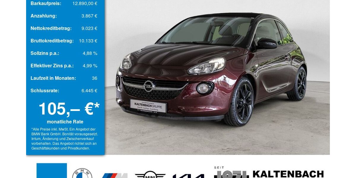 Opel Adam 44.145 km 12.890 &euro; Bergisch Gladbach 51469