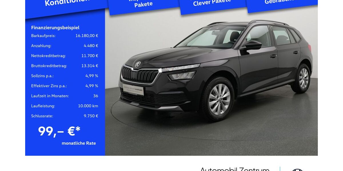 Skoda Kamiq 102.116 km 15.180 &euro; Leverkusen 51379