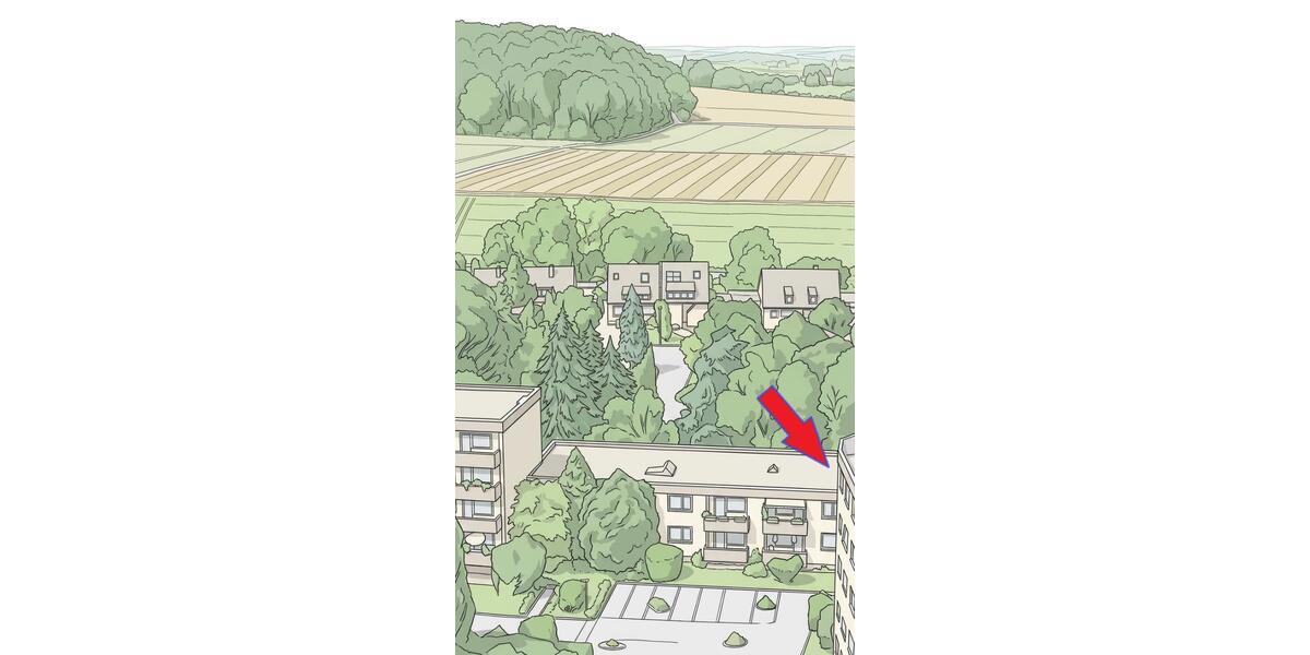 Frechen-Königsdorf - gut geschnittene 2,5-Zimmer Wohnung mit Balkon - Etagenwohnung Frechen Königsdorf | Angebot:25874456