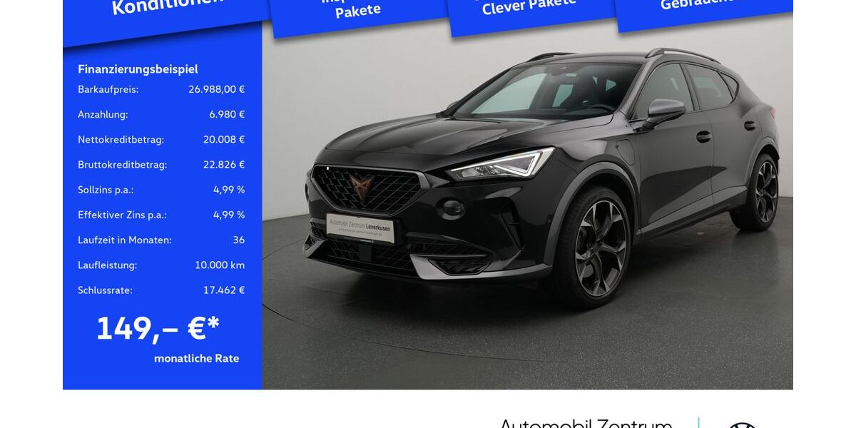 Cupra Formentor 31.728 km 26.980 &euro; Leverkusen 51379