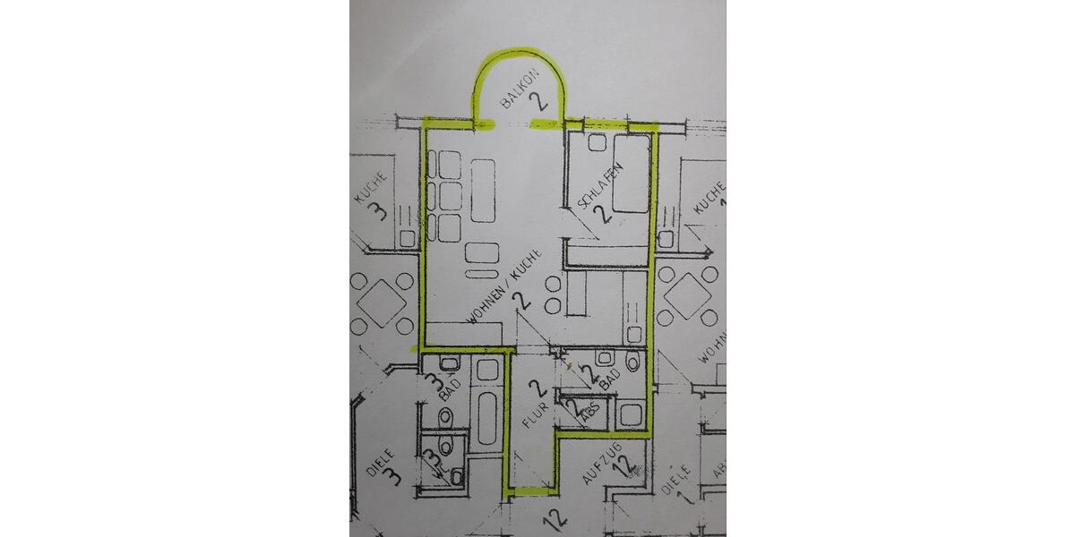 Etagenwohnung Erftstadt - 2 Zimmer, 38 m&sup2;, 370&euro; | Angebot:26350530
