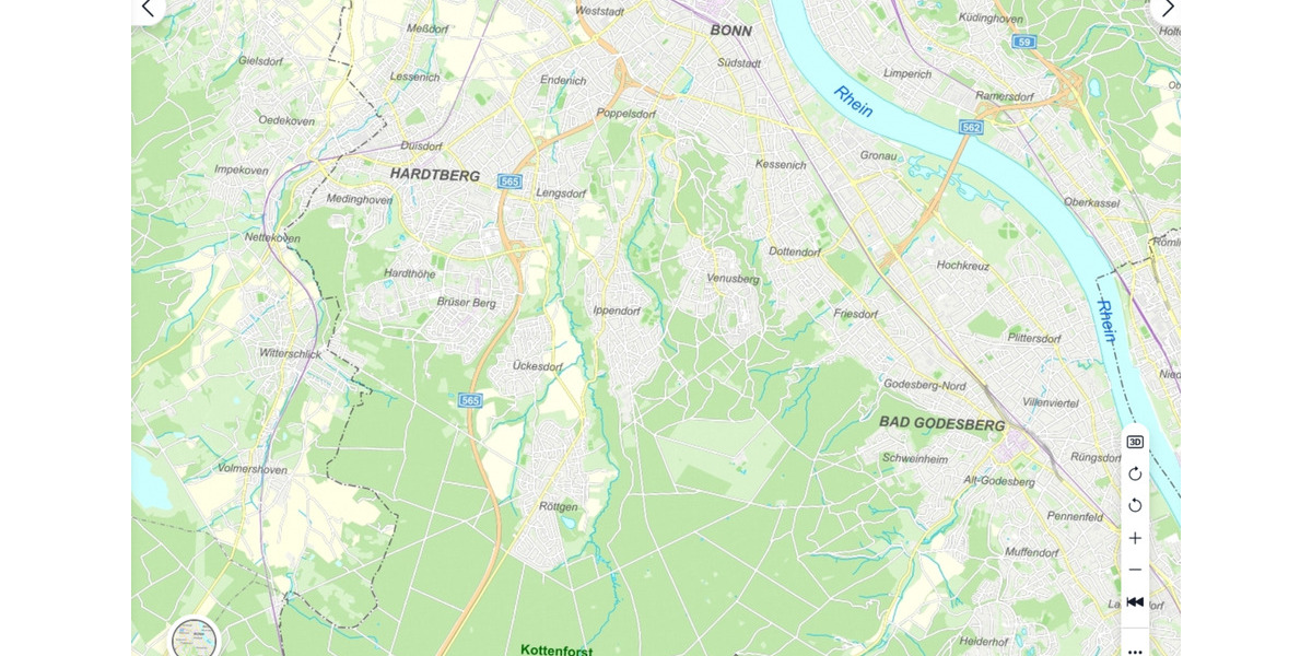 Reihenhaus Bonn Hardtberg - 5 Zimmer, 130 m&sup2;, 2.600&euro; | Angebot:25563058