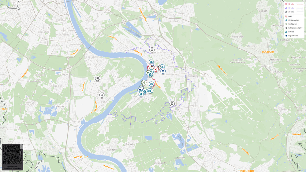 Etagenwohnung Köln-Zündorf Zündorf - 4 Zimmer, 84 m&sup2;, 329.000&euro; | Angebot:26219576