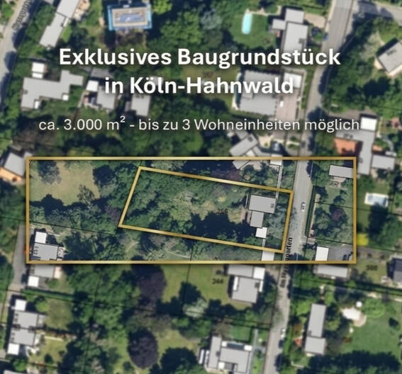 Einfamilienhaus Köln / Hahnwald Hahnwald - 6 Zimmer, 251 m&sup2;, 2.990.000&euro; | Angebot:26273738