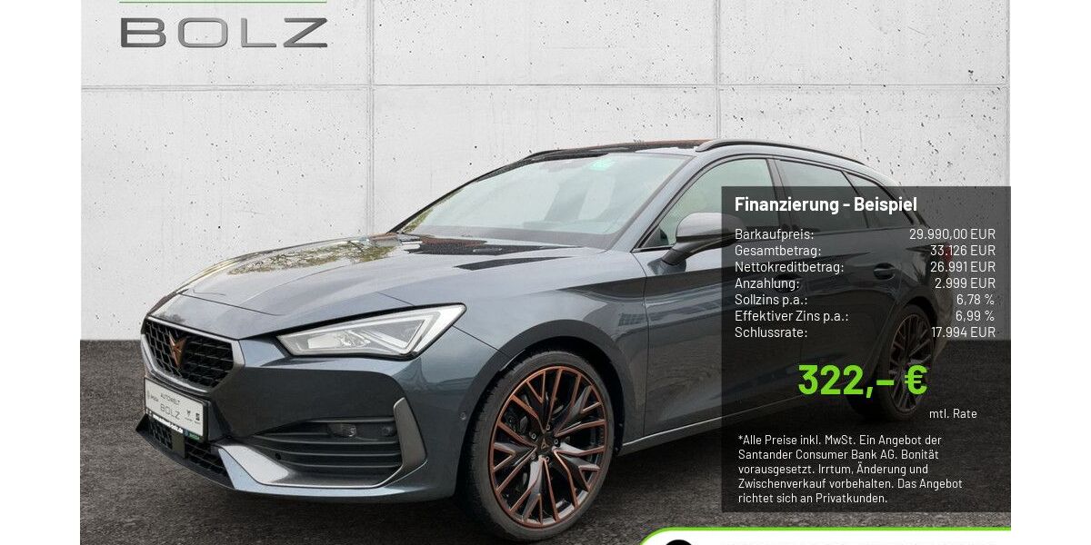 Cupra Leon 33.265 km 29.990 &euro; Pulheim-Brauweiler 50259