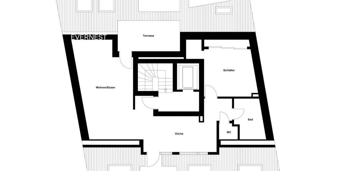 Etagenwohnung Köln Rath/Heumar - 2 Zimmer, 82 m&sup2;, 550.000&euro; | Angebot:23950603