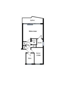 Grüne Sicht und nah am Rhein - 3 Zimmer mit Sonnenbalkon und Einzelgarage - 3- Bonn Friesdorf | Angebot:26786601