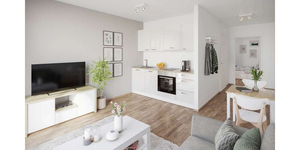 Etagenwohnung Köln / Kalk Kalk - 2 Zimmer, 41 m&sup2;, 295.200&euro; | Angebot:25582211