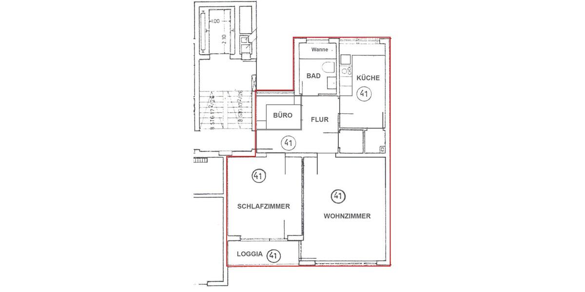 Etagenwohnung Köln Porz - 2.5 Zimmer, 64 m&sup2;, 185.000&euro; | Angebot:26692532