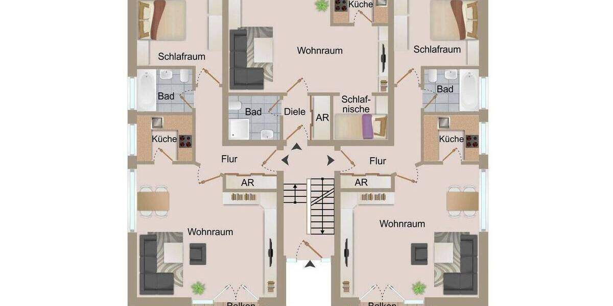 Mehrfamilienhaus, Wohnhaus Köln Fühlingen - 1 Zimmer, 1.685.000&euro; | Angebot:26346961