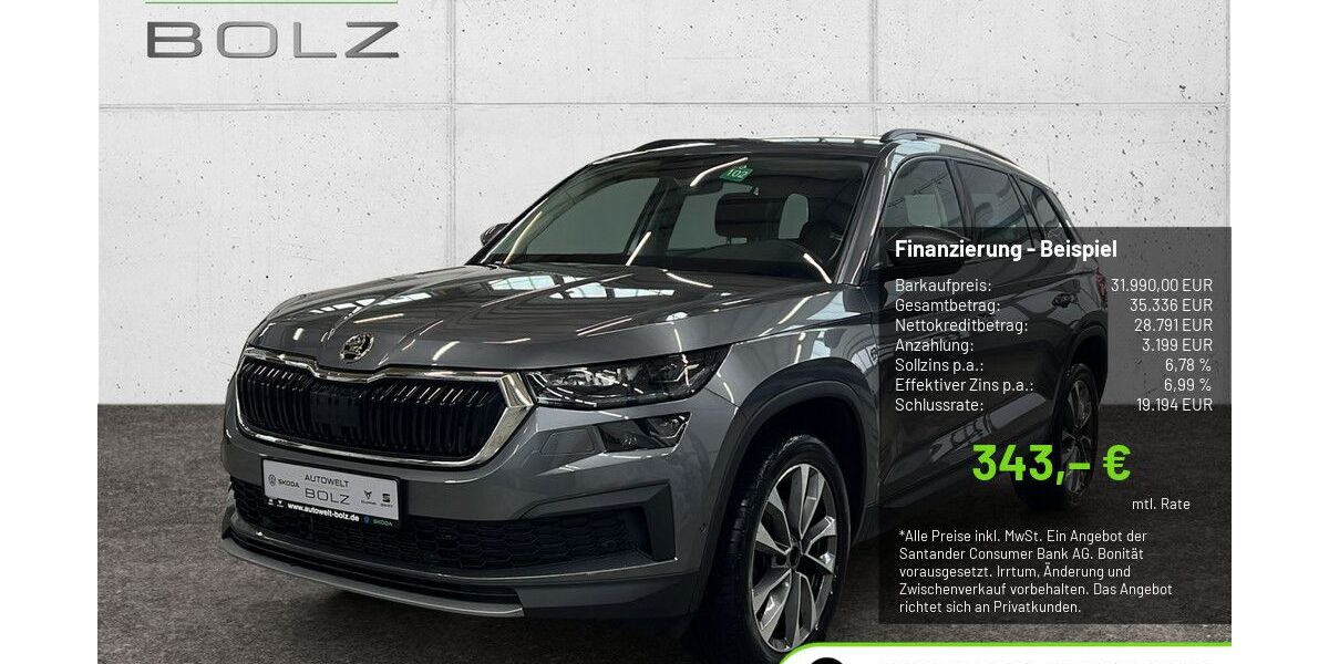 Skoda Kodiaq 54.356 km 31.990 &euro; Pulheim-Brauweiler 50259