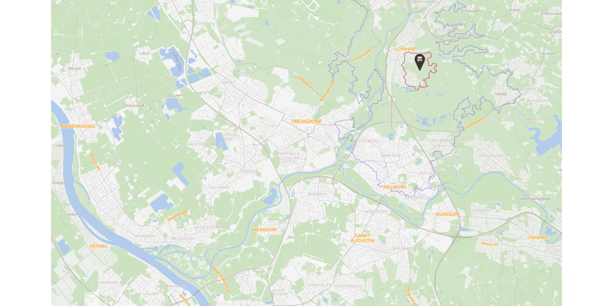 Etagenwohnung Lohmar Agger - 3 Zimmer, 51 m&sup2;, 550&euro; | Angebot:25984684