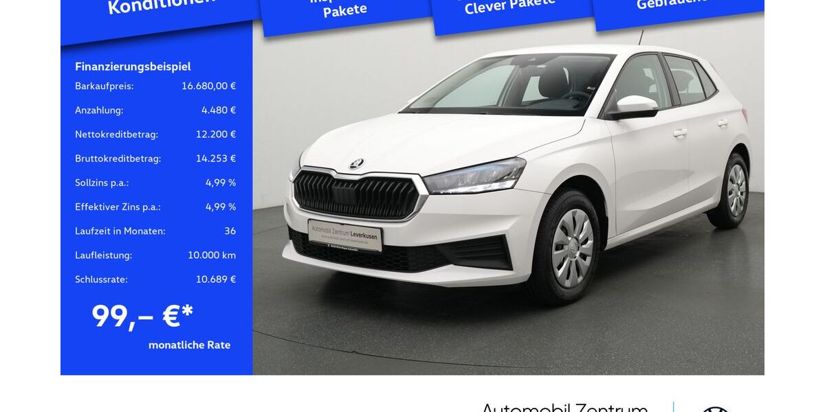 Skoda Fabia 8.259 km 15.980 &euro; Leverkusen 51379