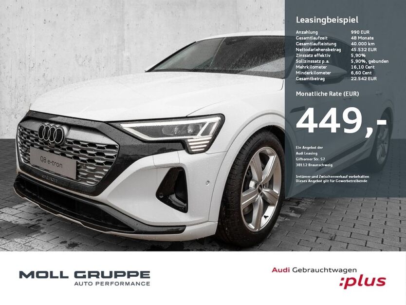 Audi Q8 e-tron 7.000 km 58.990 € Düsseldorf 40549