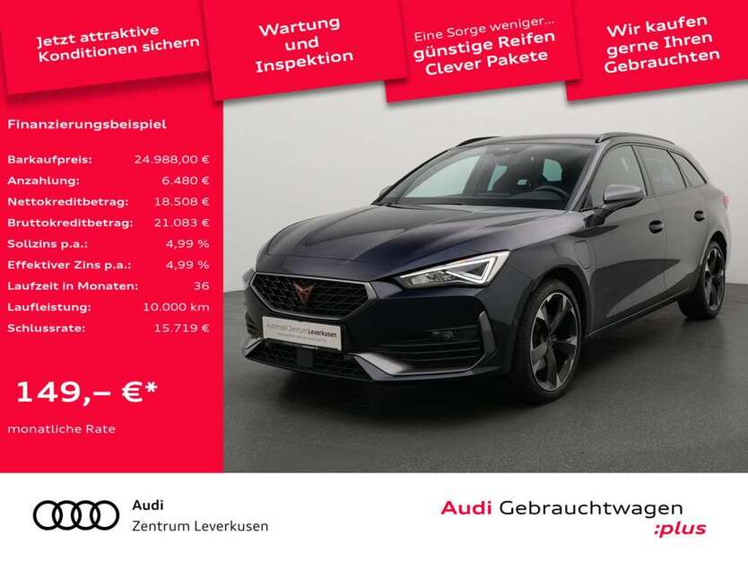 Cupra Leon 39.614 km 24.988 € Leverkusen 51373