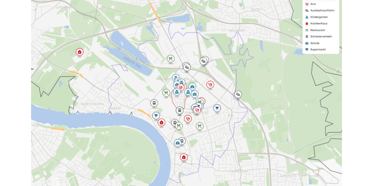 Etagenwohnung Köln Gremberghoven - 2 Zimmer, 60 m&sup2;, 239.000&euro; | Angebot:26778663