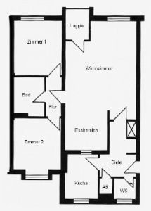 Leben in der City! 3 Zimmer mit Balkon, direkt am Stadthaus - 3- Bonn | Angebot:27348175