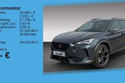 Cupra Formentor 29.520 km 29.990 &euro; Bonn 53227