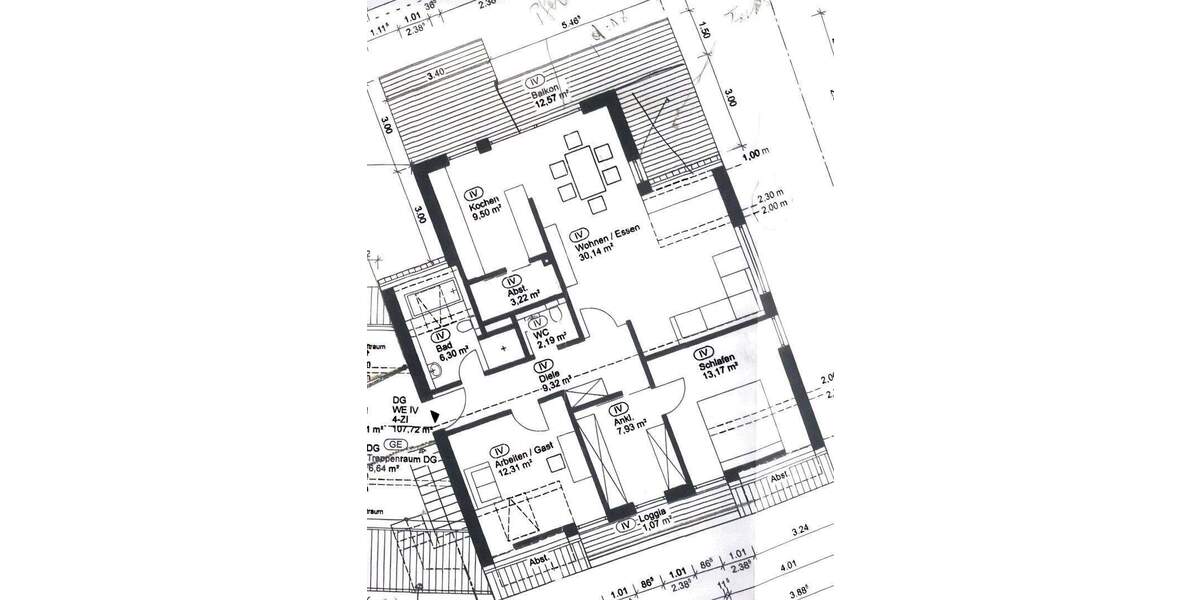 Etagenwohnung Leverkusen Quettingen - 4 Zimmer, 109 m&sup2;, 450.000&euro; | Angebot:25706284