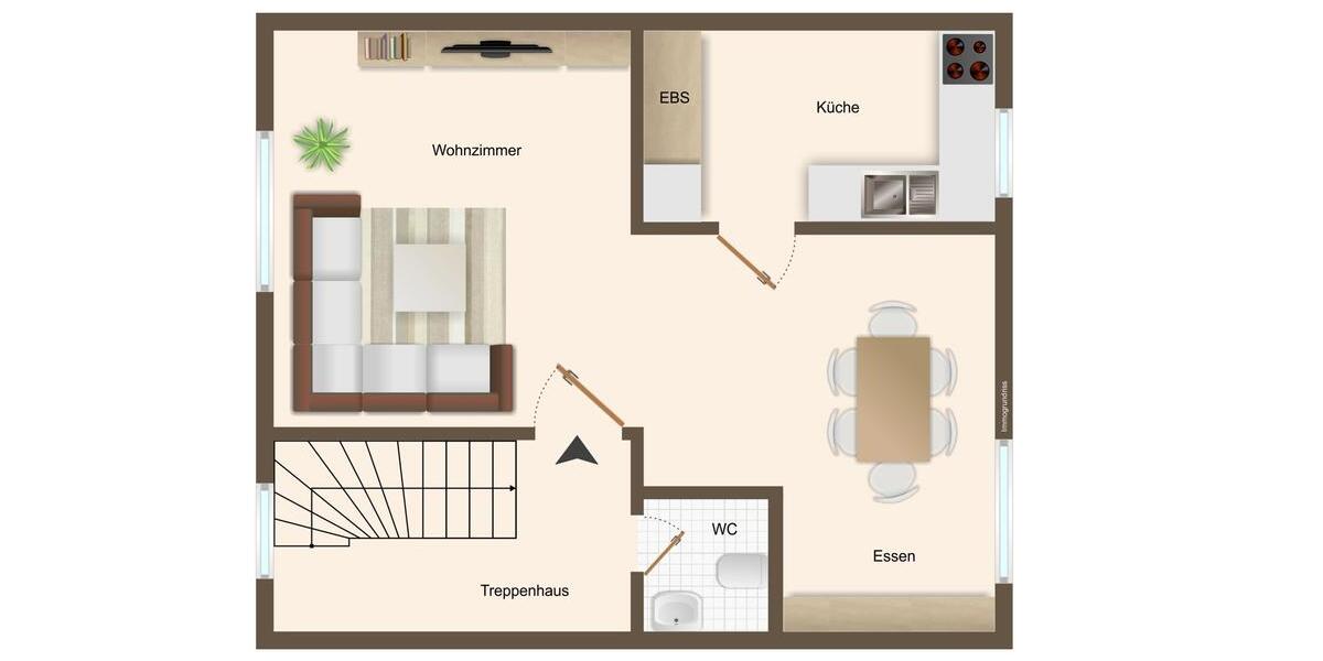 Maisonettenwohnung Bergheim - 2 Zimmer, 80 m&sup2;, 765&euro; | Angebot:23415607