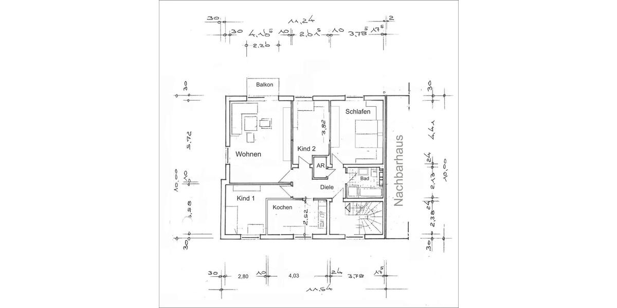 Etagenwohnung Solingen Central - 4 Zimmer, 86 m&sup2;, 749&euro; | Angebot:25328687