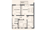 Etagenwohnung Troisdorf Sieglar - 3 Zimmer, 85 m&sup2;, 275.000&euro; | Angebot:26797521