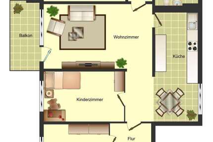 Wohnung zum Mieten in Leverkusen 819 € 82.7 m² 4 zimmer