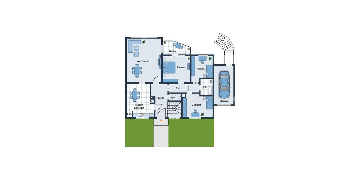 Bungalow Bergisch Gladbach Alt-Frankenforst - 6 Zimmer, 186 m&sup2;, 1.860&euro; | Angebot:24690728